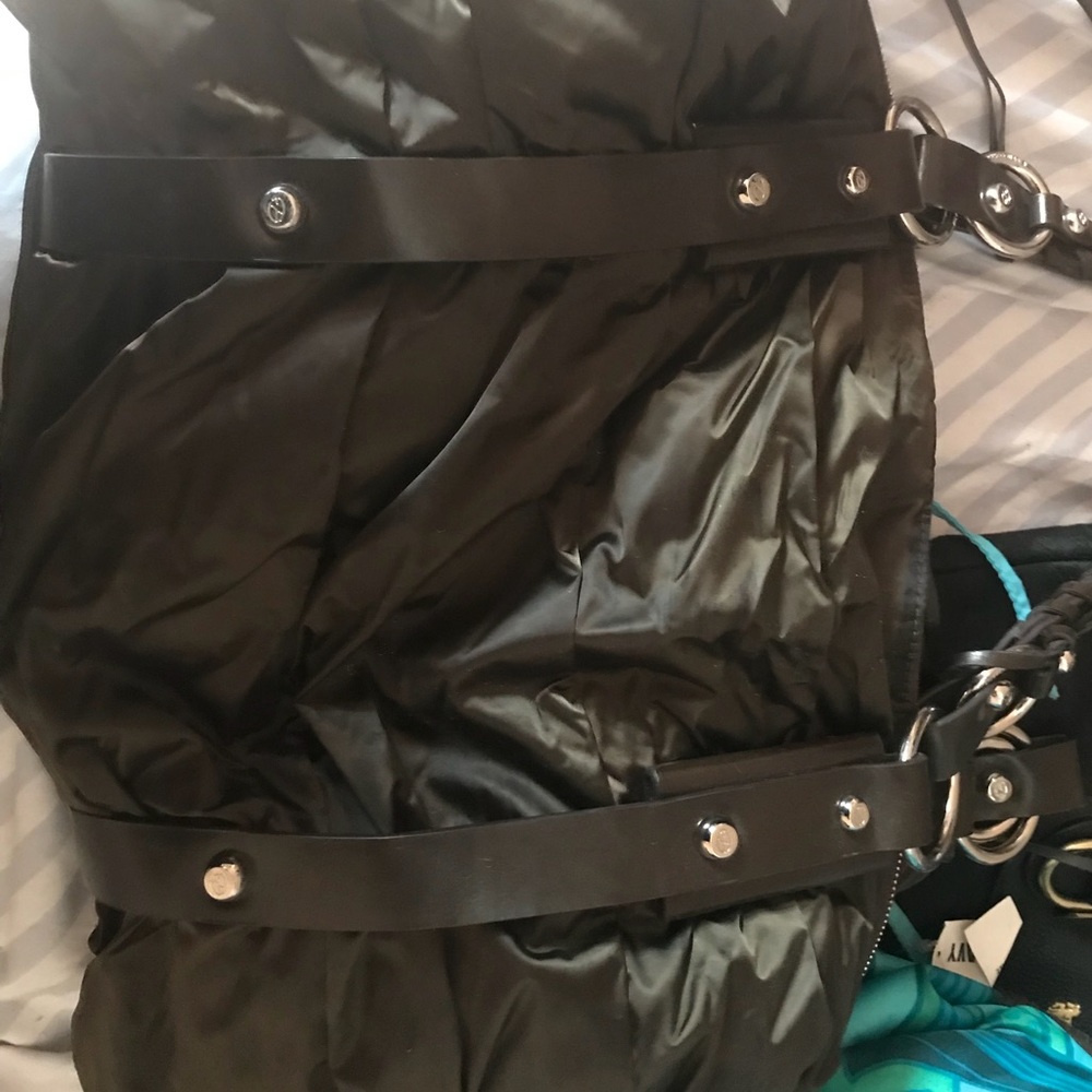 Francesco Biasia beautiful brown silk purse.